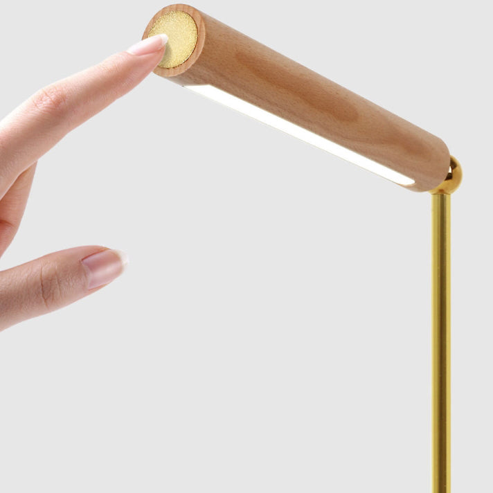 Magnetic Wooden Stick Foldable Table Lamp