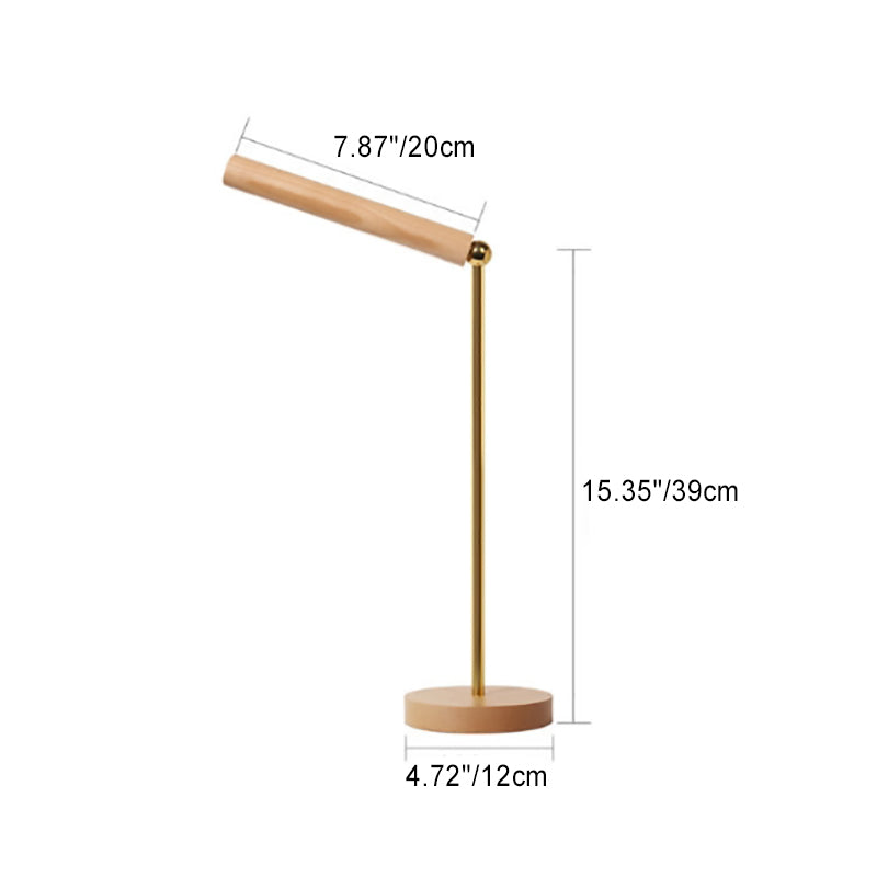 Magnetic Wooden Stick Foldable Table Lamp