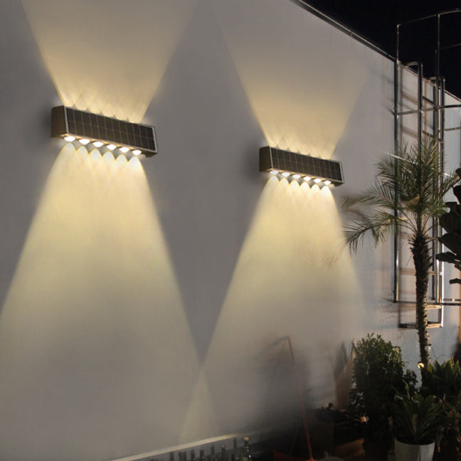 Rectangular Plastic Garden Outdoor Light