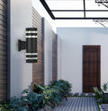 Aluminum Iron Acrylic Glass 2-Light Outdoor Light