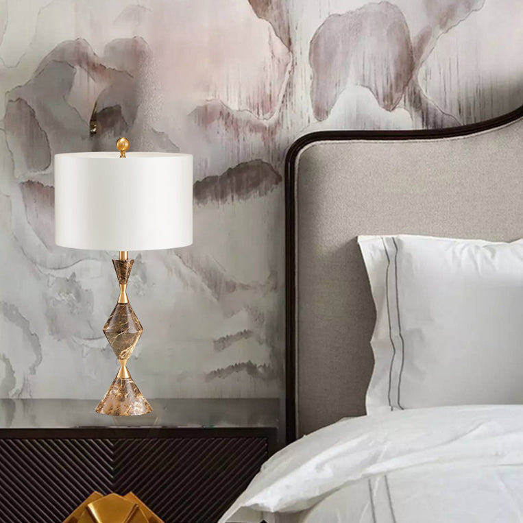 Metal Morph nanite Fabric Table Lamp