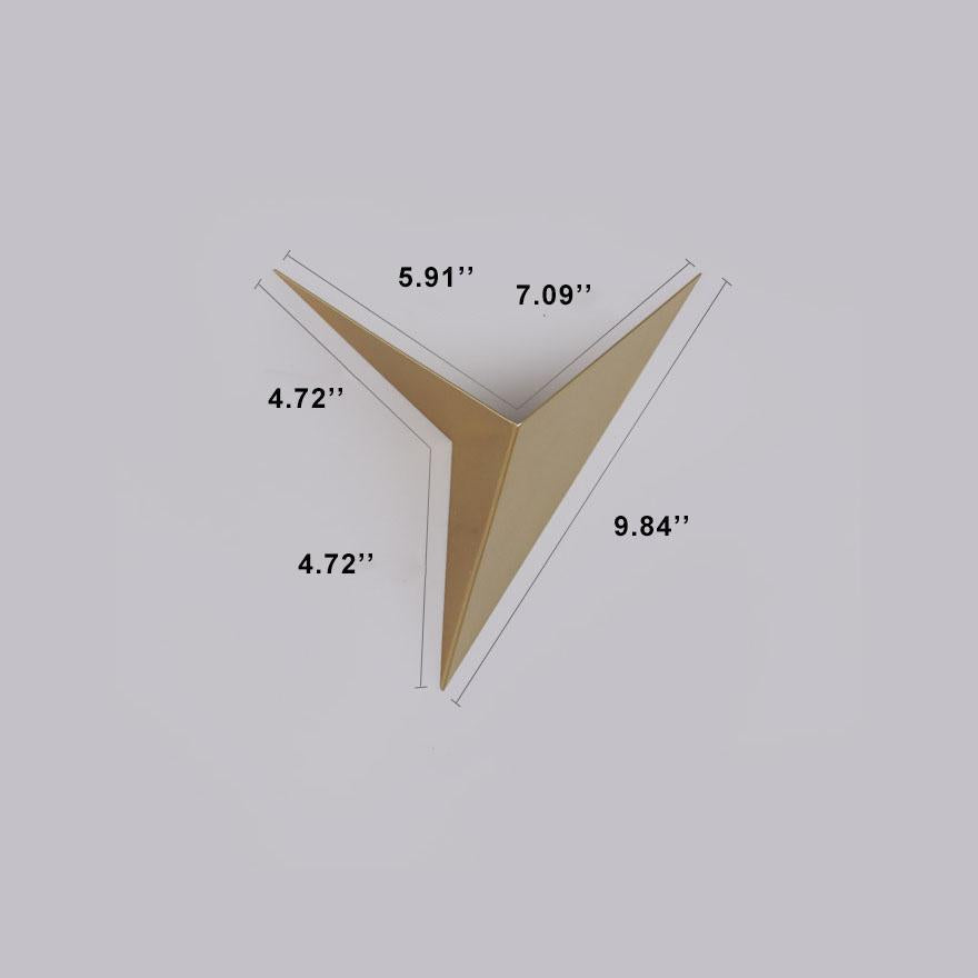 Metal Shaped Triangle Wall Lamp