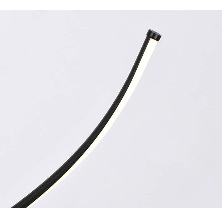 Minimalist Bending Line LED Floor Lamp