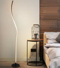 Minimalist Bending Line LED Floor Lamp
