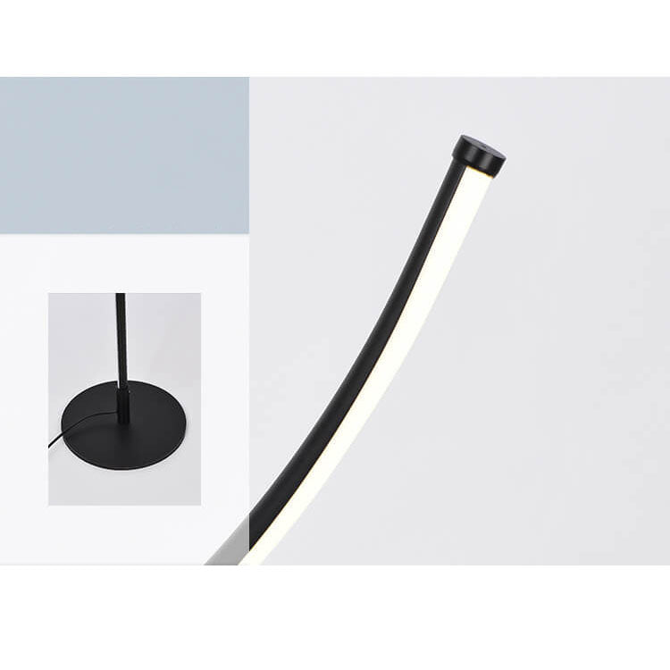 Minimalist Bending Line LED Floor Lamp