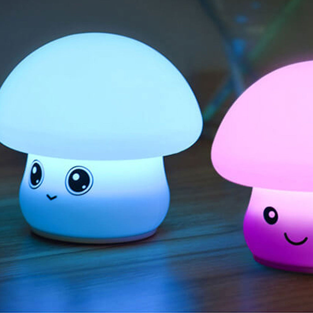 Cartoon Mushroom Silicone Night Table Lamp