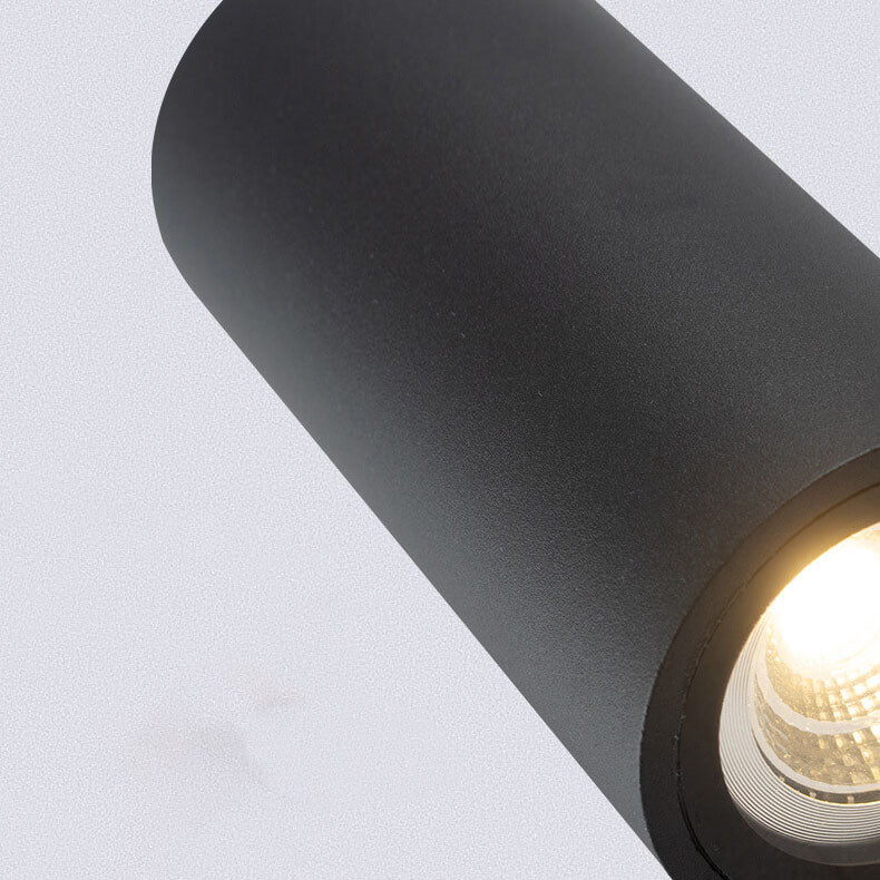 Aluminum Glass Cylinder 2-Light Outdoor Light