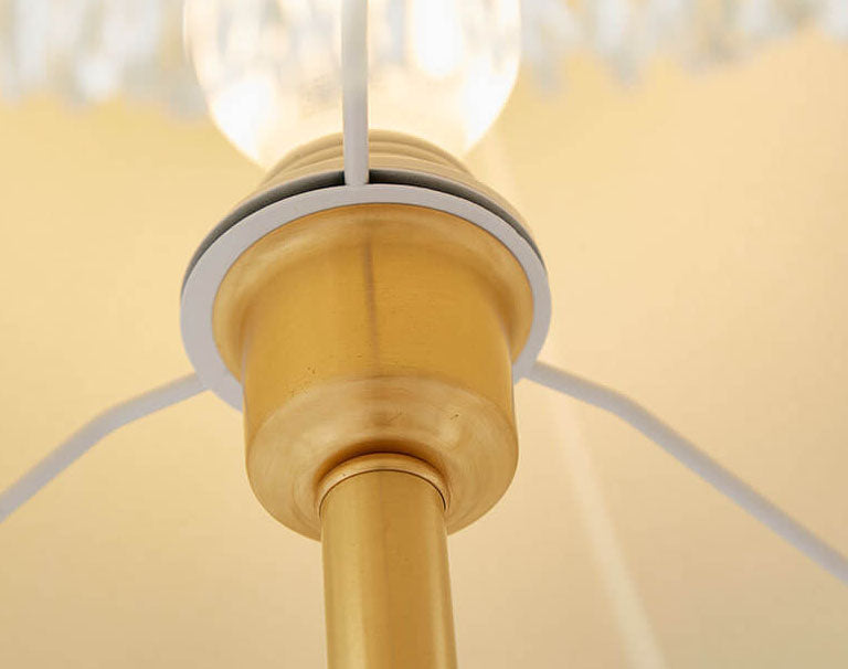 Court Tassel Copper Table Lamp