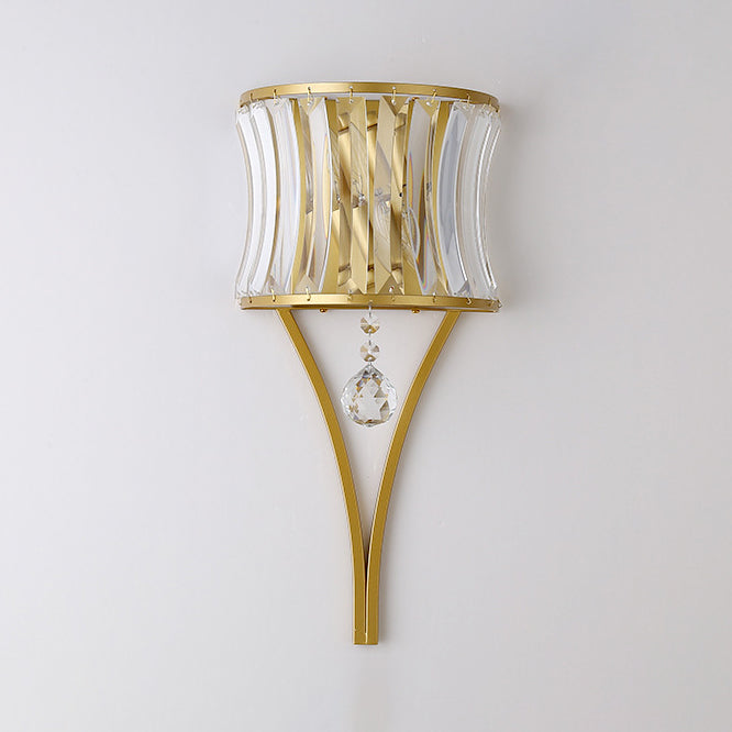 Half Circle Inverted Triangle Wall Lamp