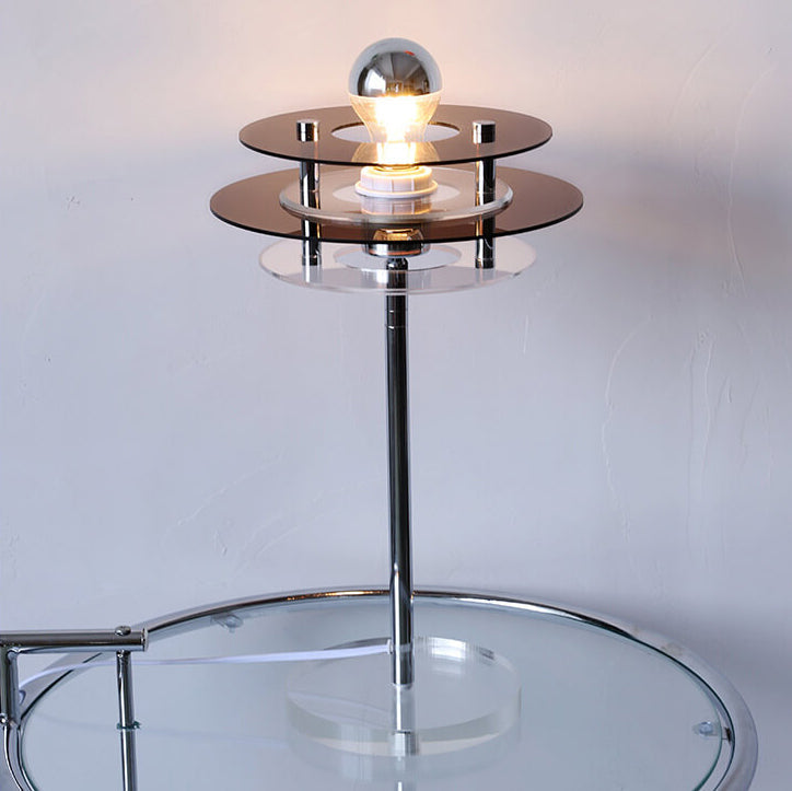 Acrylic Space Saucer Design Table Lamp