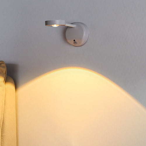 ABS Round Rechargeable Motion Outdoor Light