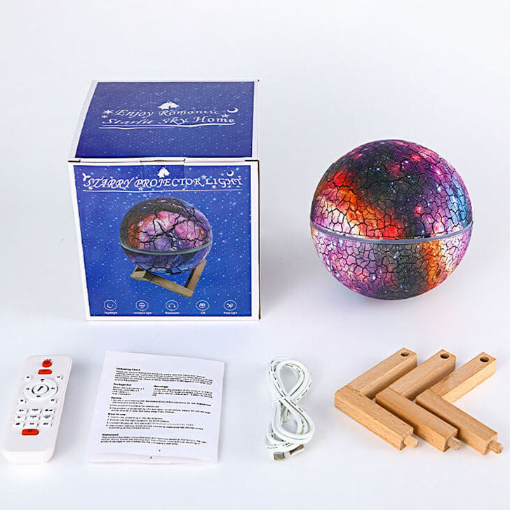 Cracked Planet Bluetooth Music Table Lamp