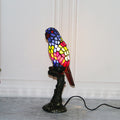 American Parrot Stained Glass Table Lamp