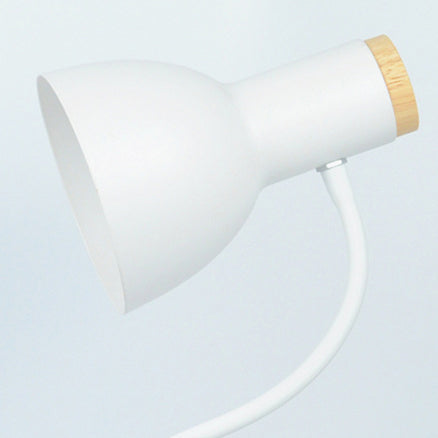 Iron Round Wood Home Table Lamp