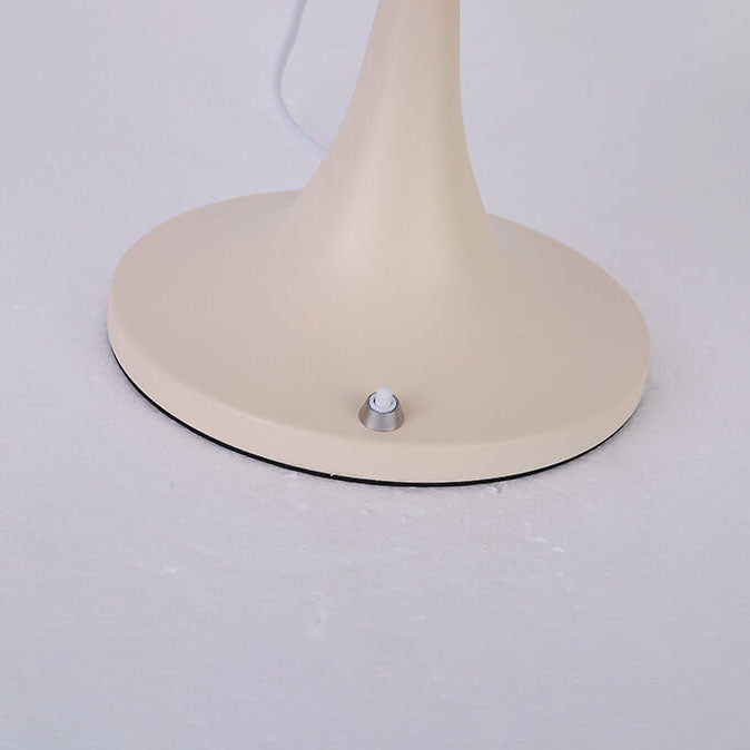 Cream Mushroom Metal Table Lamp