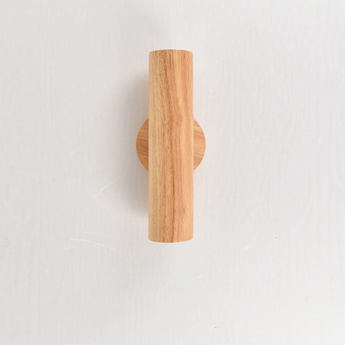 Warm Solid Wood Strip Wall Lamp