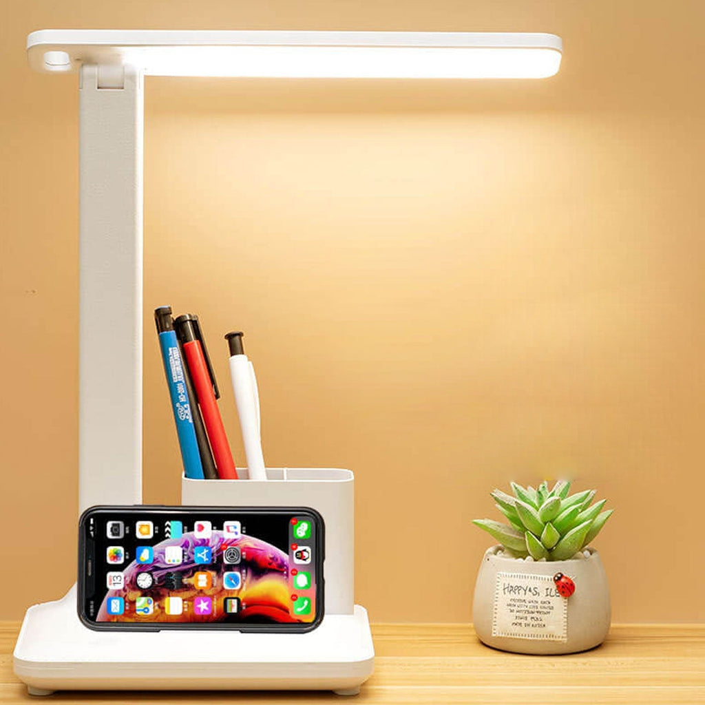 Folding Pen Holder Eye Table Lamp