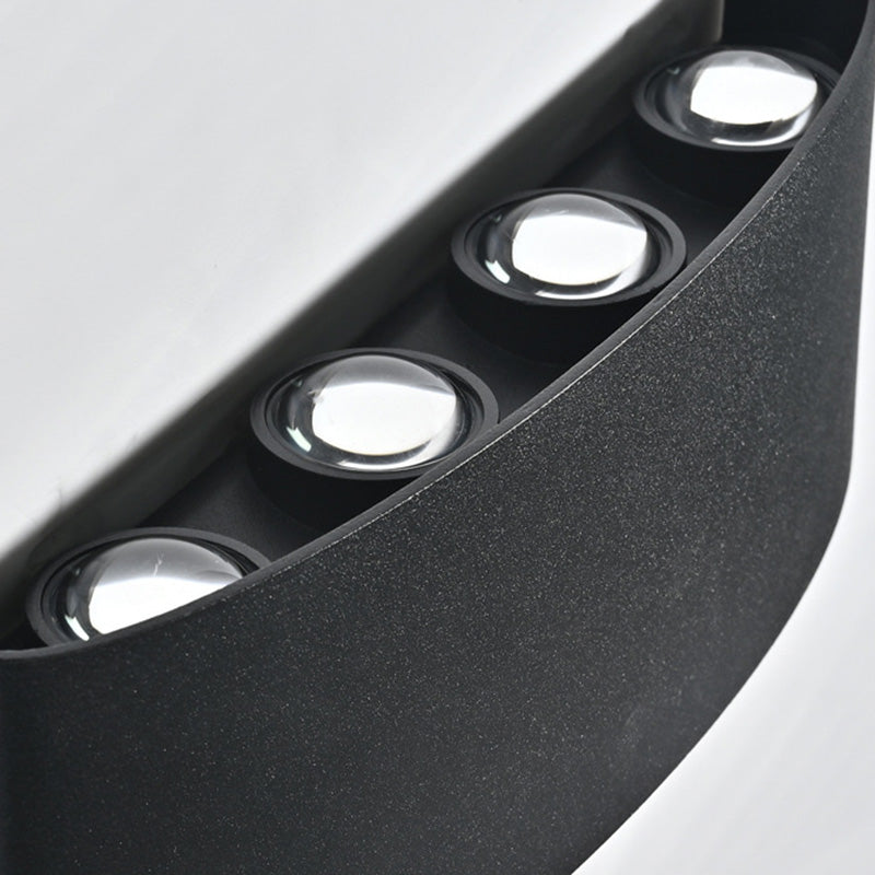Cylinder Rectangular Aluminium Iron Outdoor Light