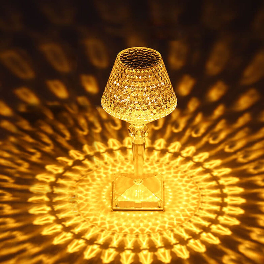 Acrylic Diamond Wine Glass Table Lamp