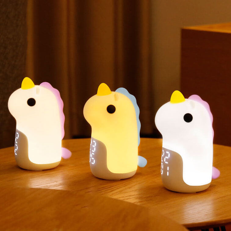Cartoon Unicorn Timer Alarm Floor Lamp