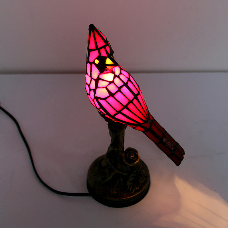 Red Bird Table Lamp