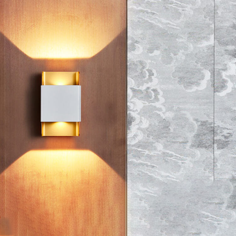 Rectangular Double-headed Aluminum COB Wall Lamp