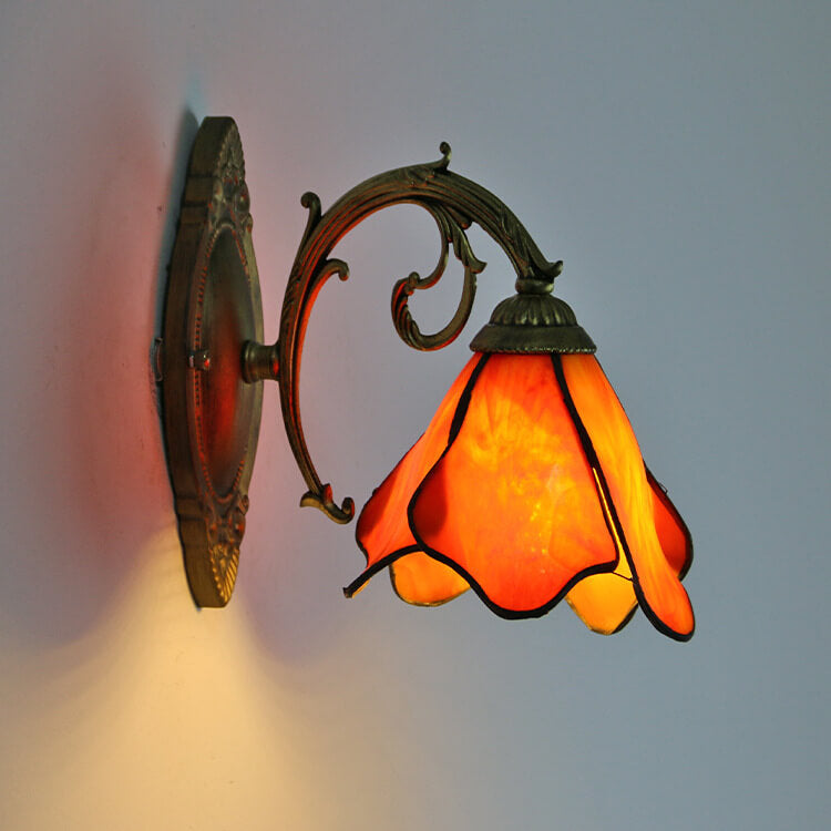 Petals Stained Glass Wall Lamp