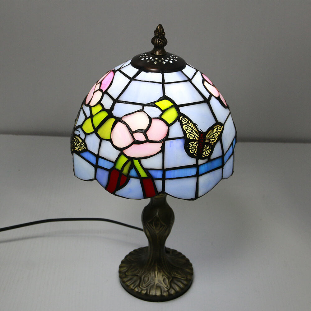 Decorative Flower Umbrella Rose Table Lamp