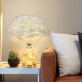 Wrought Iron Feather Vase Table Lamp