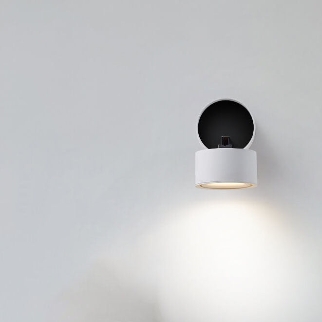Round Rotatable Folding Wall Lamp