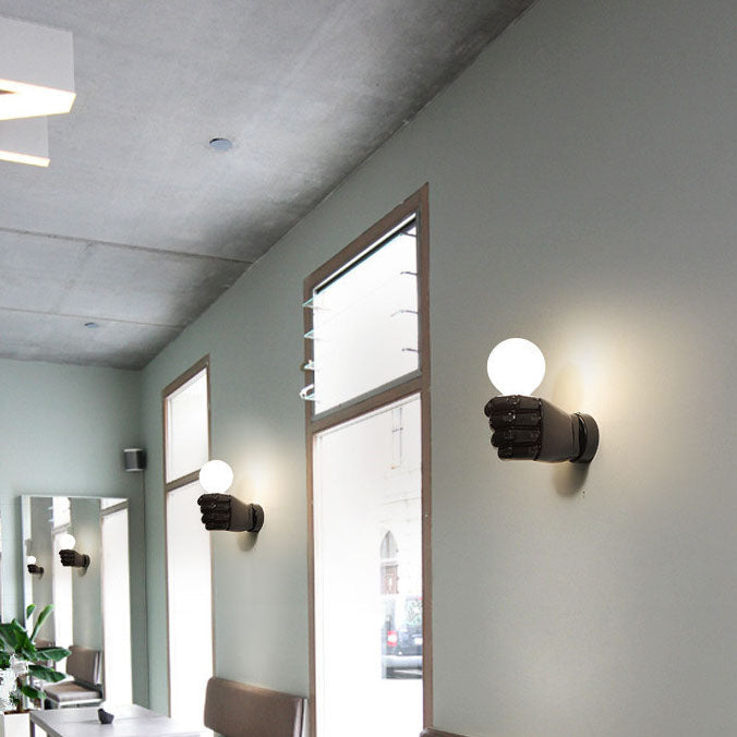 Resin Fist Wall Lamp