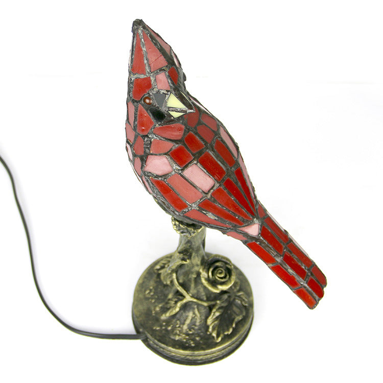 Red Bird Table Lamp