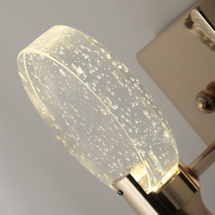 Round Bubble Crystal Aluminum Wall Lamp