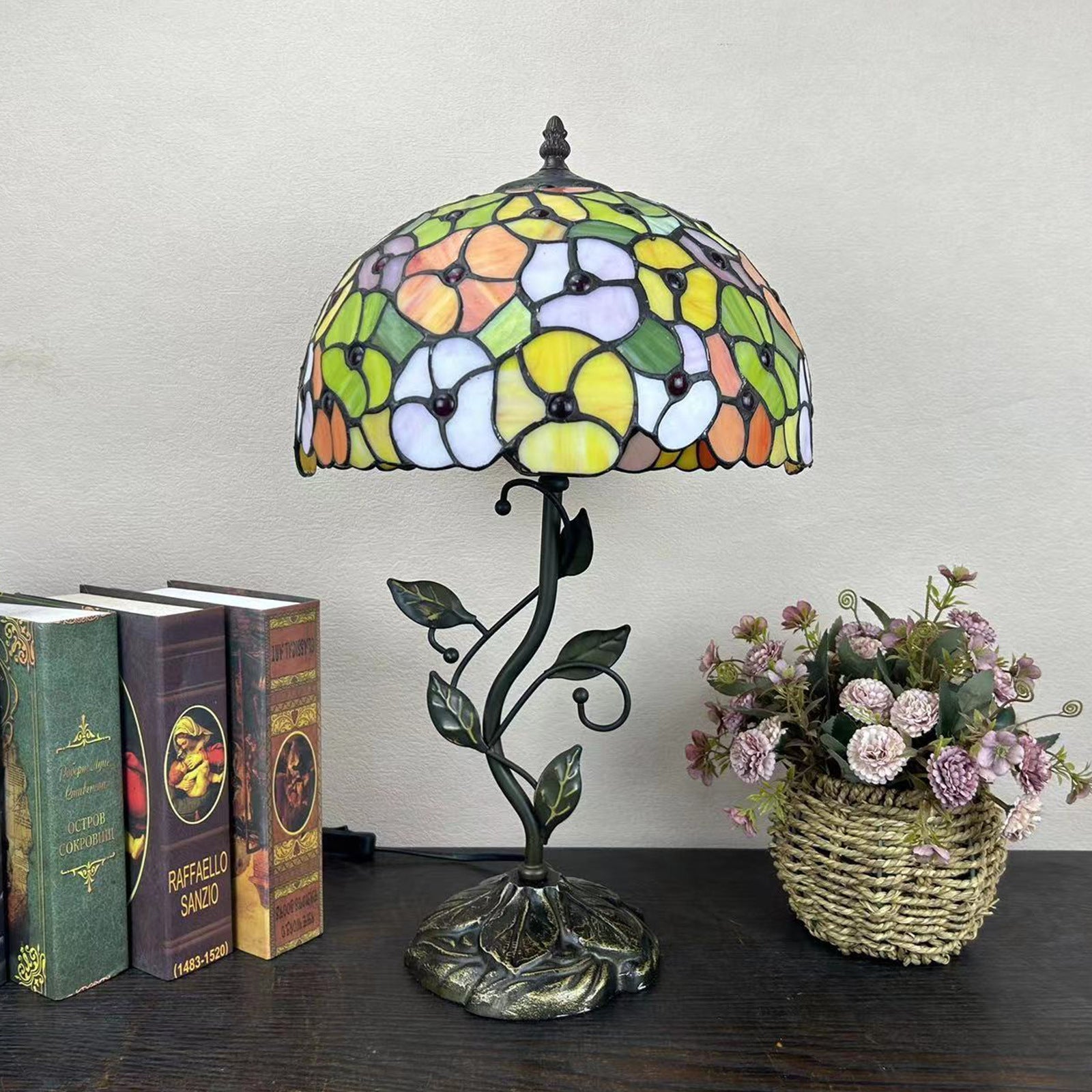 Dome Iron Glass Living Table Lamp