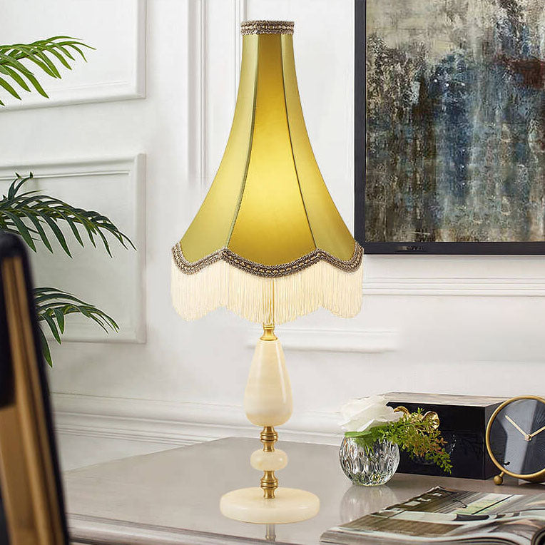 Court Tassel Copper Table Lamp