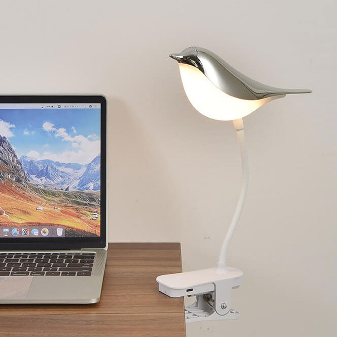 Bird Clip Charging Night Table Lamp