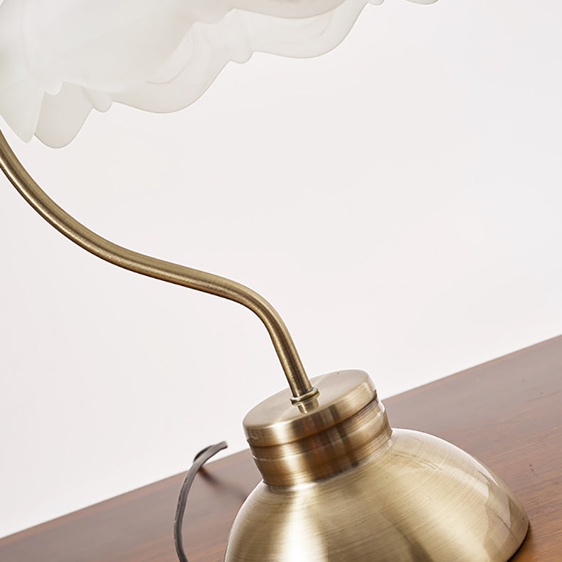 Pod Lotus Shaped Glass Table Lamp