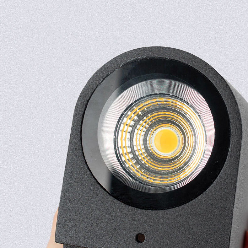 Aluminum Glass Cylinder 2-Light Outdoor Light