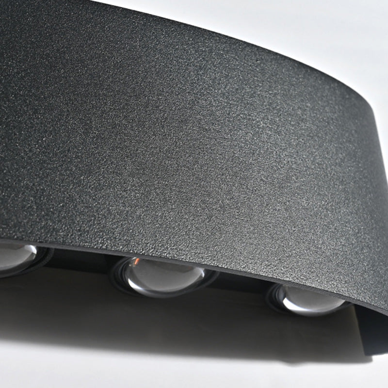 Cylinder Rectangular Aluminium Iron Outdoor Light