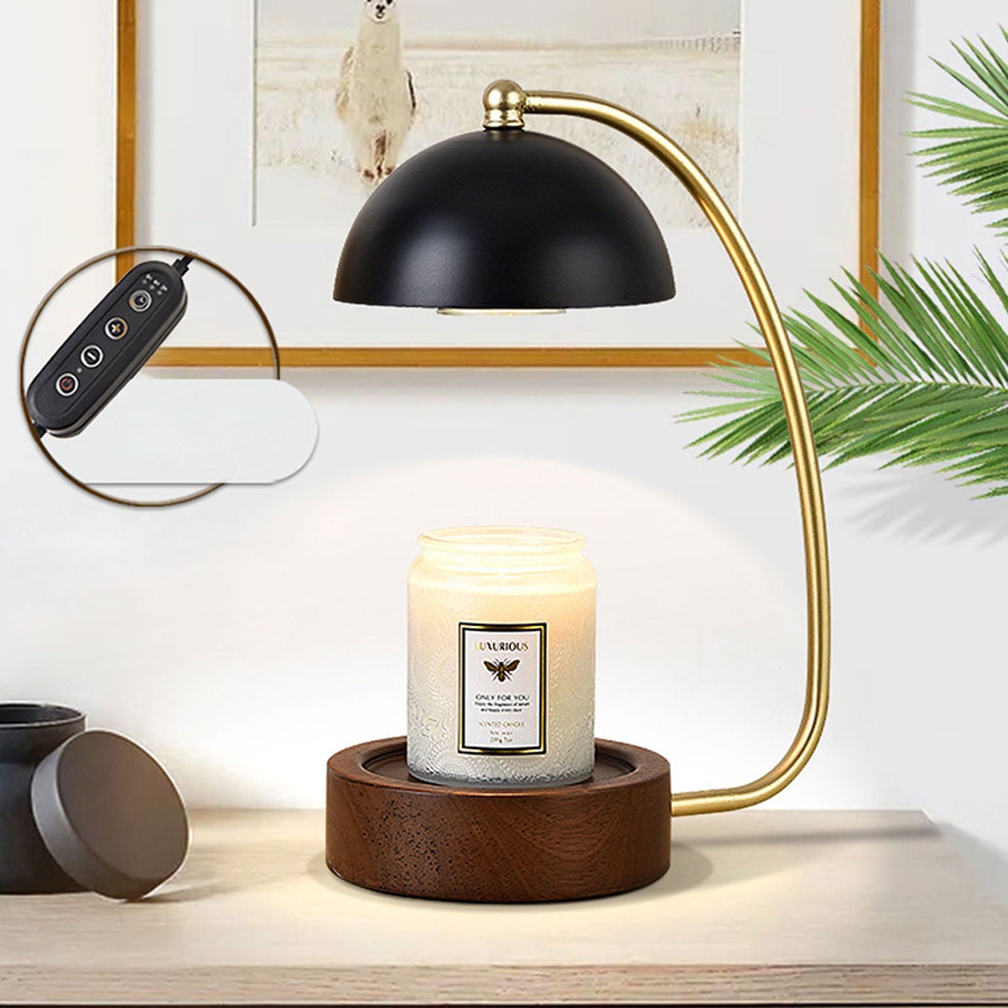 Timing Dimming Melting Wax Table Lamp