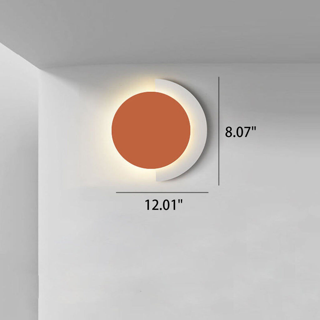 Postmodern Solid Color Wrought Wall Lamp