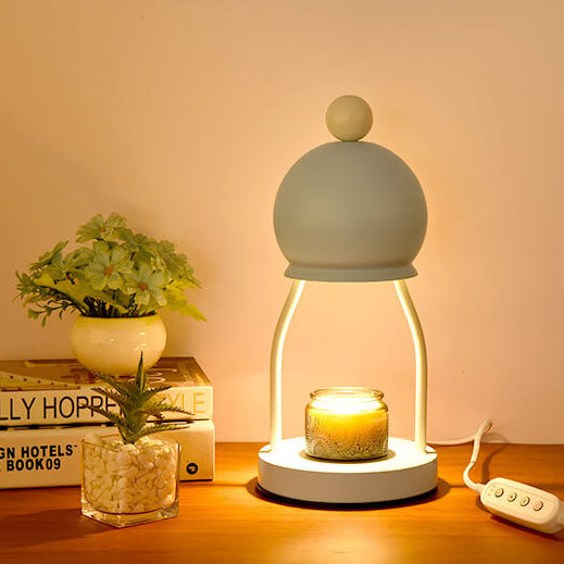 Iron Round Cap Hardware Table Lamp