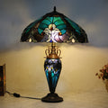 Glass Resin 2-Light Table Lamp