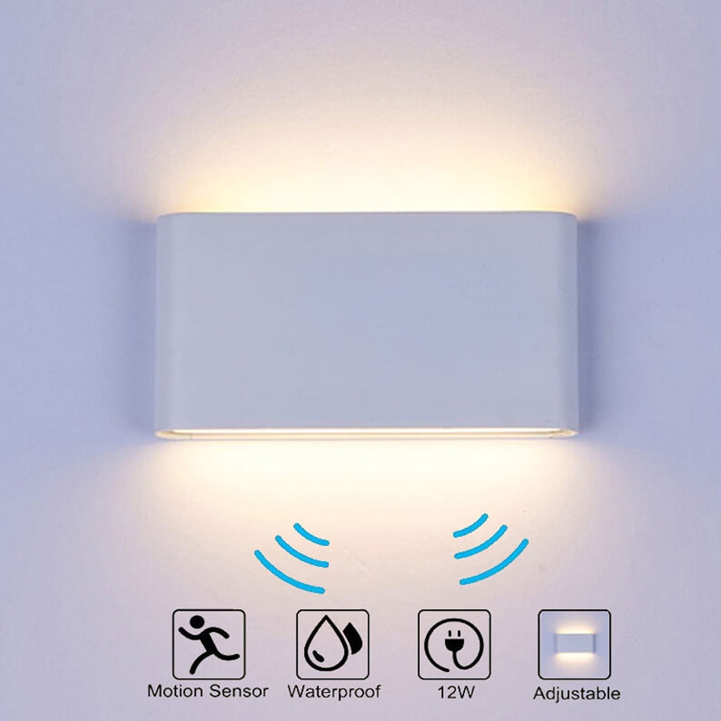 Human Body Induction Rechargeable Outdoor Light