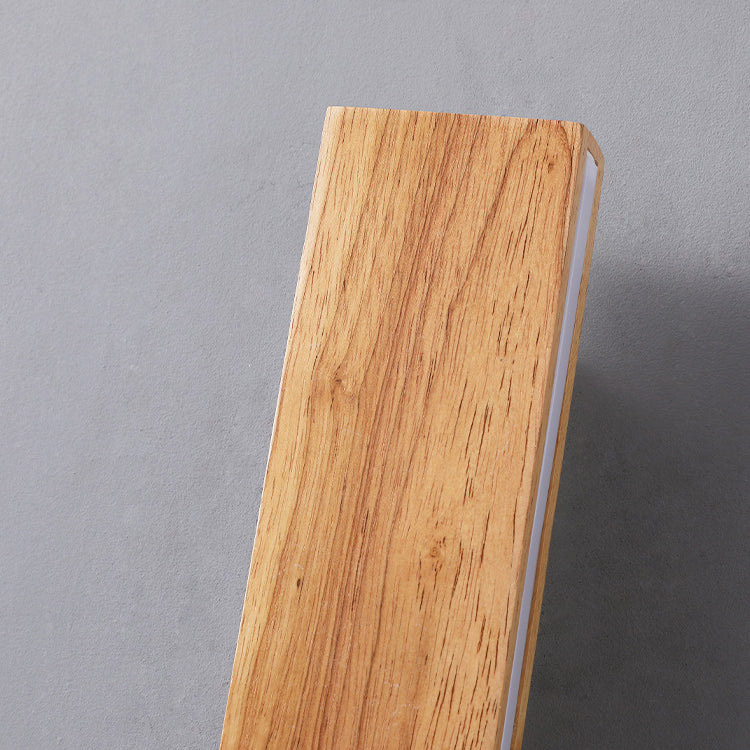 Solid Wood Strip Wall Lamp