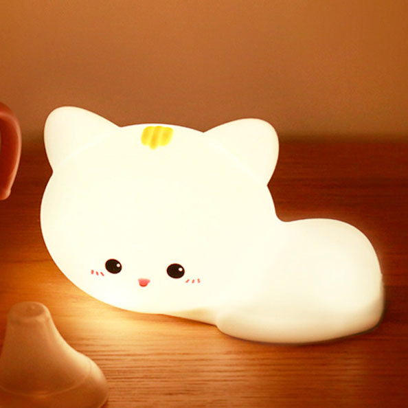 Cat Silicone Pat Remote Table Lamp