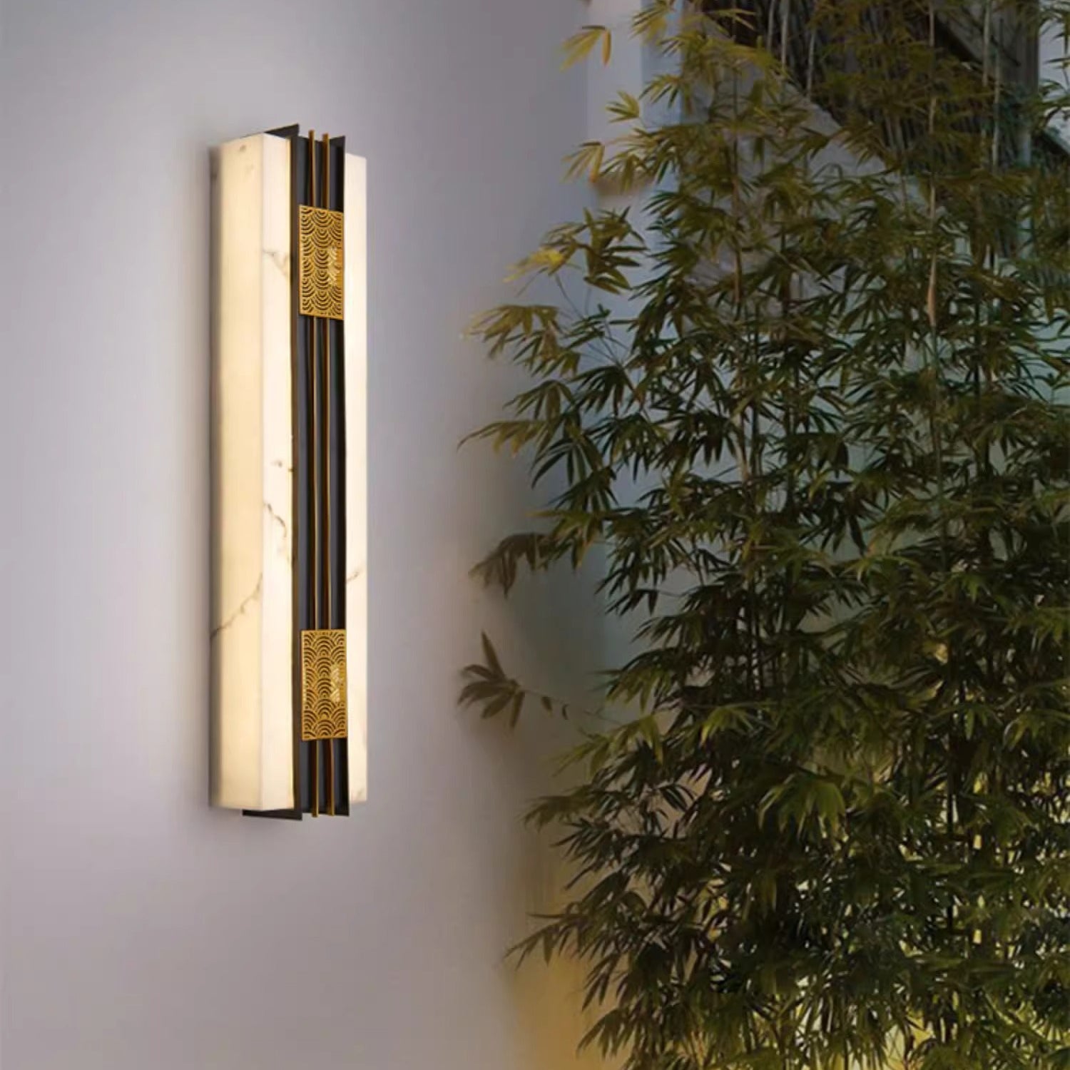 Rectangular Cloud Stainless Steel Outdoor Light