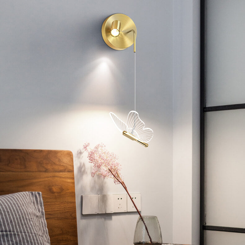Butterfly Design Wall Lamp