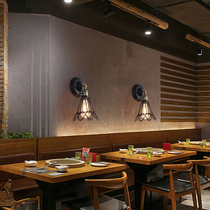 Iron Bracket Dining Room Wall Lamp