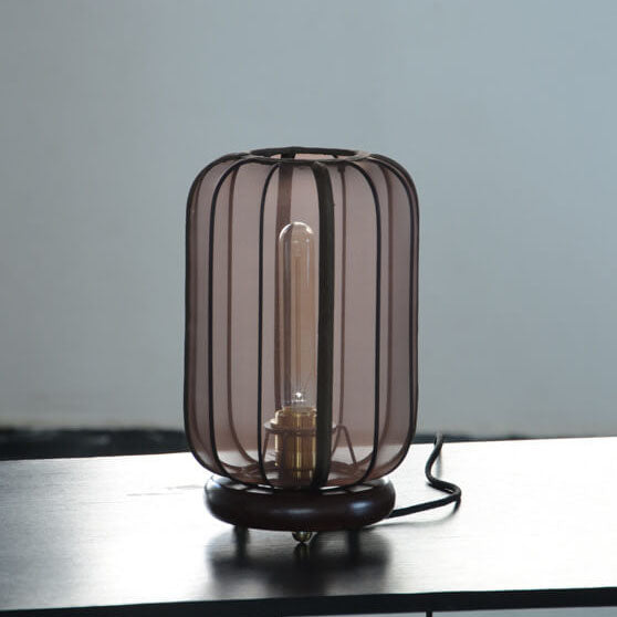 Zen Transparent Silk Lampshade Table Lamp